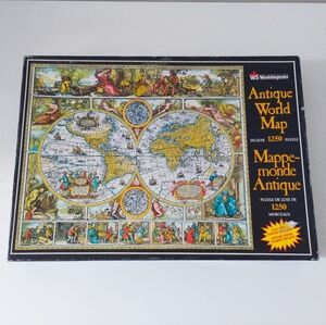 Waddingtons Antique World Map De Luxe 1250 Piece Puzzle
